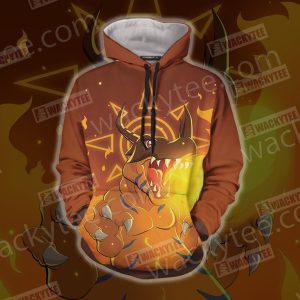 Digimon Greymon 3D Hoodie