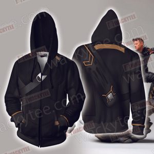 The Avengers 4 Hawkeye (Clint Barton) Cosplay Zip Up Hoodie Jacket