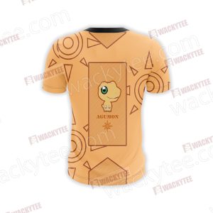 Digimon The Crest Of Courage Agumon Unisex 3D T-shirt