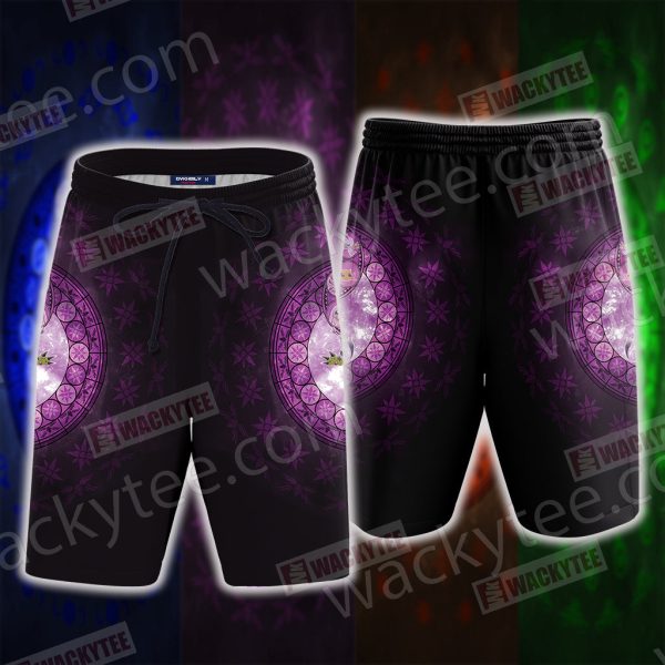 Digimon The Crest Of Light New 3D Beach Shorts