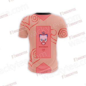 Digimon The Crest Of Love Piyomon Unisex 3D T-shirt