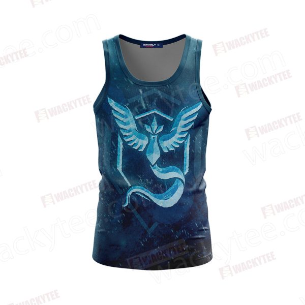 Team Mystic Pokemon Go New Unisex 3D Tank Top