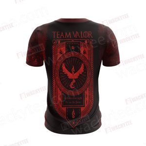 Team Valor Pokemon Go New Unisex 3D T-shirt