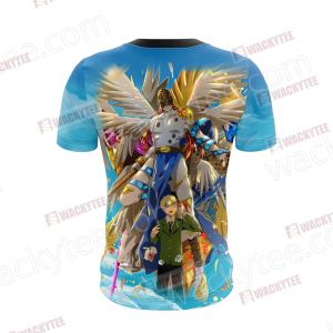 Digimon Takaishi Takeru And Angemon Unisex 3D T-shirt