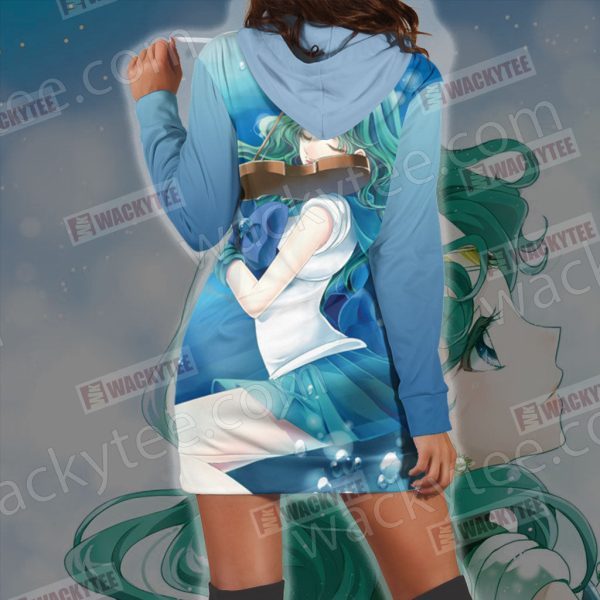 Sailor Moon Sailor Neptune 3D Hoodie Dress