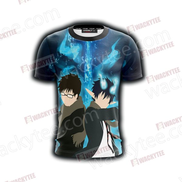 Ao No Exorcist Okumura Rin and Okumura Yukio 3D T-shirt