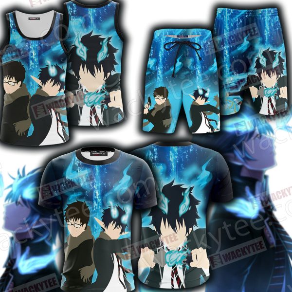 Ao No Exorcist Okumura Rin and Okumura Yukio 3D T-shirt