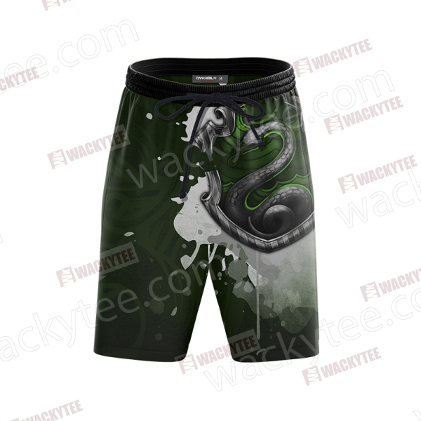 Cunning Like A Slytherin Harry Potter Beach Shorts