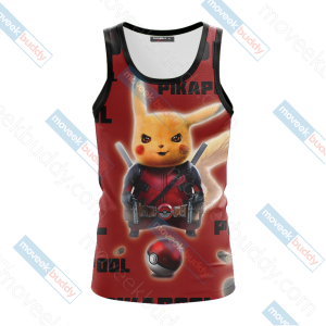 PikaPool Deadpool And Pikachu New Unisex 3D Tank Top