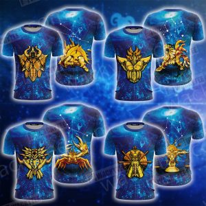 Saint Seiya Knights Of The Zodiac Tauro Unisex 3D T-shirt