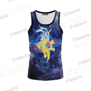 Digimon New Garurumon 3D Tank Top