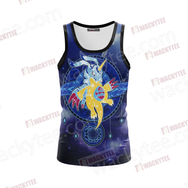 Digimon New Garurumon 3D Tank Top