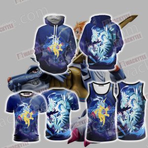 Digimon New Garurumon 3D Tank Top