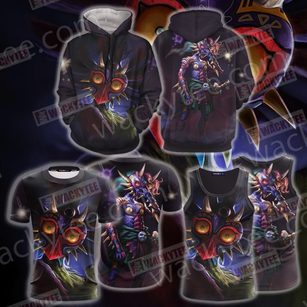 The Legend Of Zelda: Majora Skull Kid Unisex 3D Hoodie