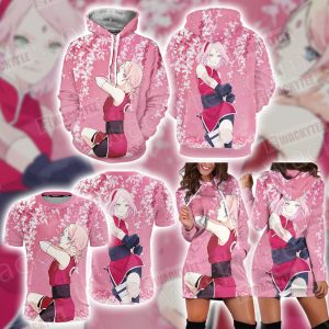 Naruto Sakura Haruno 3D Hoodie