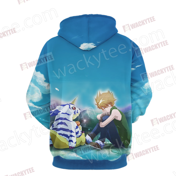 Digimon Matt And Gabumon 3D Hoodie