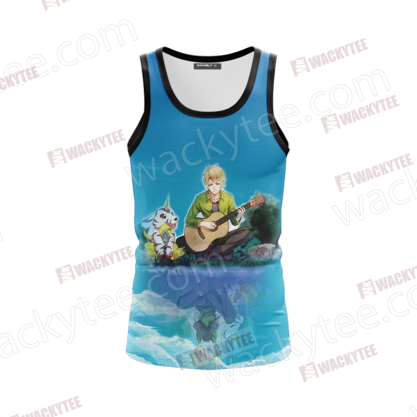 Digimon Matt And Gabumon 3D Tank Top