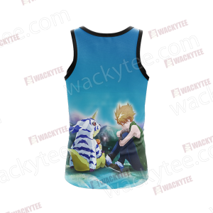 Digimon Matt And Gabumon 3D Tank Top