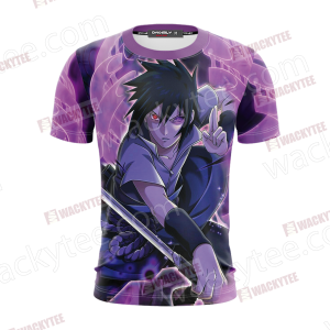 Naruto Uchiha Sasuke Unisex 3D T-shirt