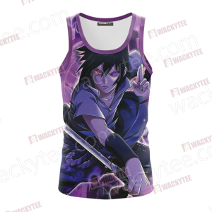 Naruto Uchiha Sasuke Unisex 3D Tank Top