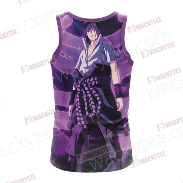 Naruto Uchiha Sasuke Unisex 3D Tank Top