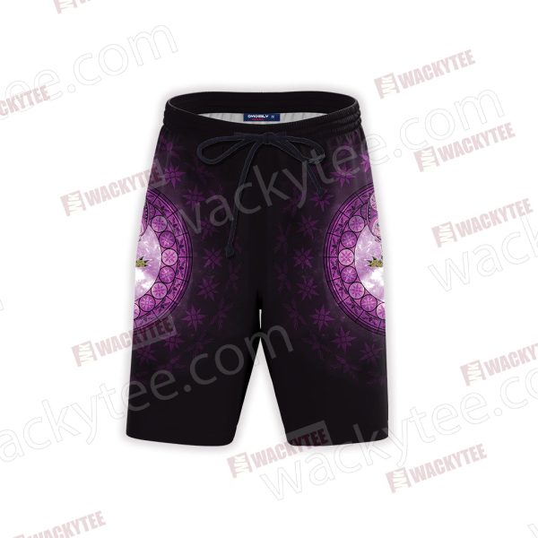 Digimon The Crest Of Light New 3D Beach Shorts