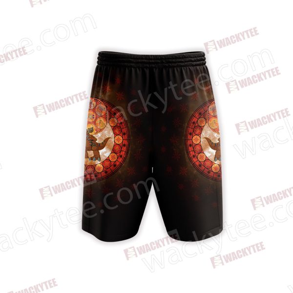 Digimon The Crest Of Courage New 3D Beach Shorts