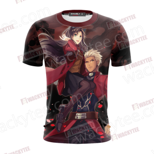 Fate/ Stay Night - Blade And Fate Rin Unisex 3D T-shirt