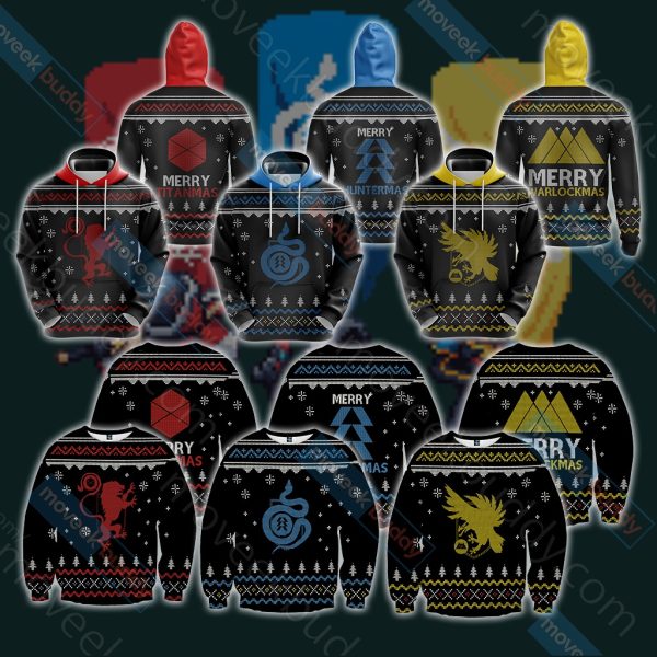 Destiny Version 3 Winter Style Unisex 3D Sweater