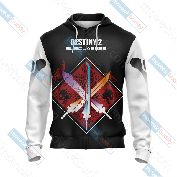 Destiny New Look Unisex Zip Up Hoodie Jacket