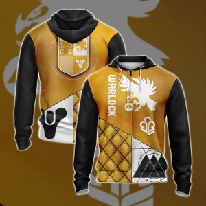 Destiny 2 - Warlock New Look Unisex 3D T-shirt Zip up Hoodie Pullover Hoodie Zip Hoodie S 