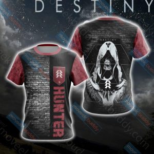 Destiny 2 - Hunter Warlock Titan Zip Up Hoodie T-Shirt Pullover Hoodie Hunter T-shirt S