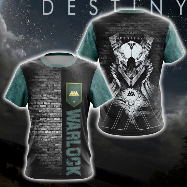 Destiny 2 - Hunter Warlock Titan Zip Up Hoodie T-Shirt Pullover Hoodie Warlock T-shirt S