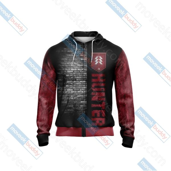 Destiny 2 - Hunter Warlock Titan Zip Up Hoodie T-Shirt Pullover Hoodie