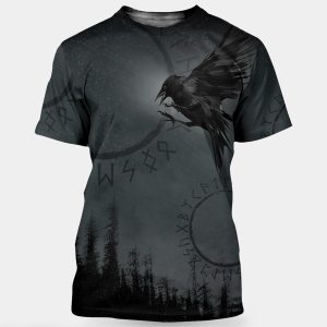 Viking-T-shirt-The-Raven-Flew-Through-The-Dark-Forest
