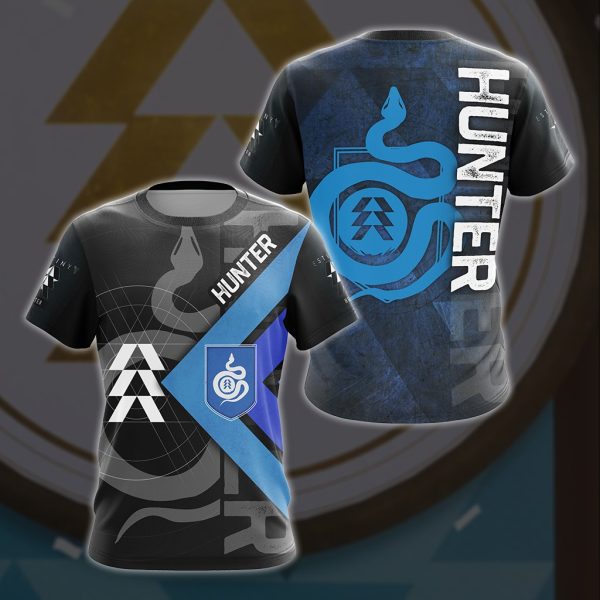 Destiny Hunter All Over Print T-shirt Tank Top Zip Hoodie Pullover Hoodie Hawaiian Shirt T-shirt S