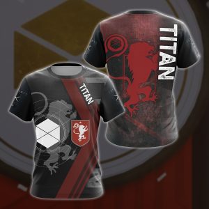 Destiny Titan All Over Print T-shirt Tank Top Zip Hoodie Pullover Hoodie Hawaiian Shirt T-shirt S