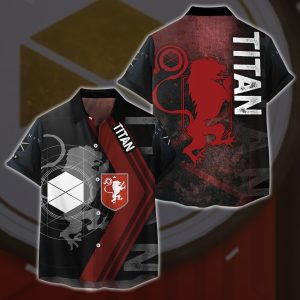 Destiny Titan All Over Print T-shirt Tank Top Zip Hoodie Pullover Hoodie Hawaiian Shirt Hawaiian Shirt S 