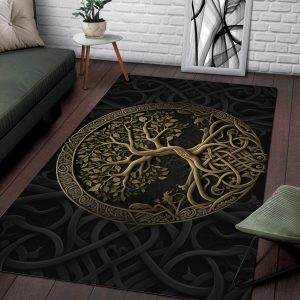 Viking Area Rug Tree Of Life Old Norse