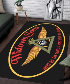 Freemason Area Rug Widows Sons Meet On The Level