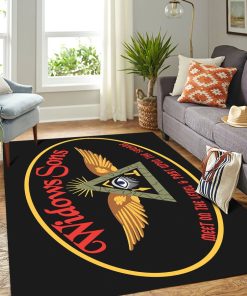 Freemason Area Rug Widows Sons Meet On The Level