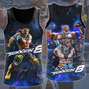 Tekken 8 King Video Game All Over Printed T-shirt Tank Top Zip Hoodie Pullover Hoodie Hawaiian Shirt Beach Shorts Joggers   
