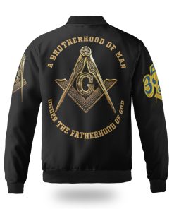 Freemason Bomber Jacket A Brotherhood Of Man Under The Fatherhood Of God