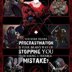 Destiny Cayde-6 Procrastination Stop You From Making A Terrible Mistake 3D Bed Set   