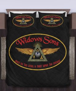 Freemason Quilt Bedding Set Widows Sons Symbol