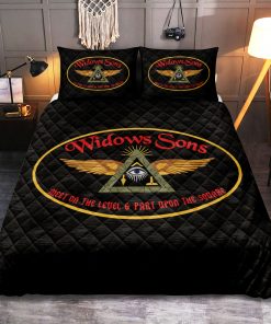 Freemason Quilt Set Widows Sons Symbol