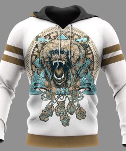 Viking Hoodie Wings Axe Wolf Dreamcatcher