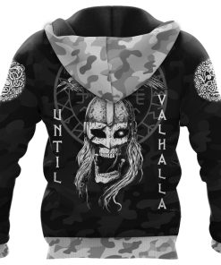 Viking Hoodie Ulfhedinn Until Valhalla Warrior Skull