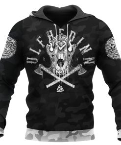 Viking Hoodie Ulfhedinn Until Valhalla Warrior Skull