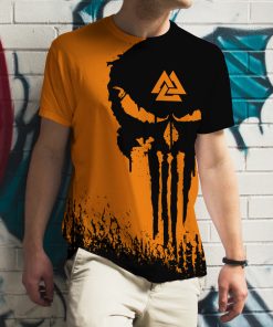 Viking T-shirt Skull Valknut Sons Of Odin